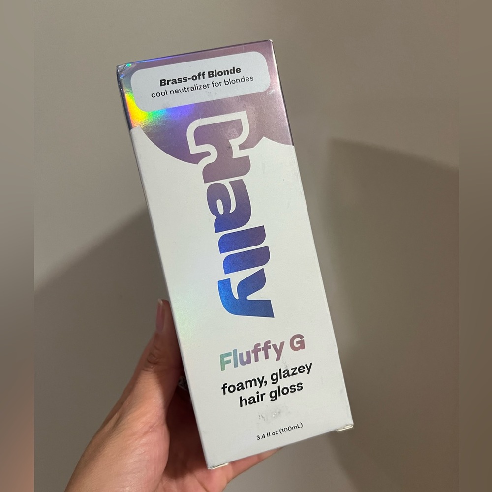 🍉 Happy Fluffy G Foamy Glazey Hair Gloss in Brass-Off Blonde